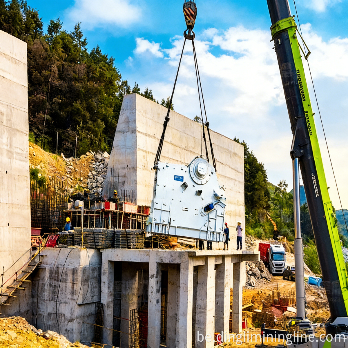 Агрэгатная лінія кануснай драбнілкі з адным цыліндрам Single Cylinder Cone Crusher Aggregate Line